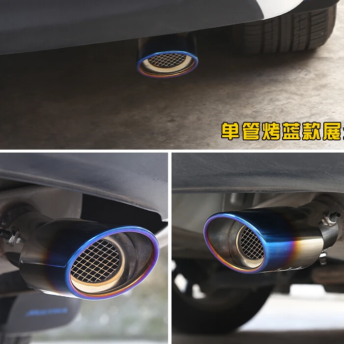 Стайлинг автомобиля выхлопная труба для Ford Focus Fusion Escort Kuga Ecosport Fiesta Falcon Mondeo|pipe