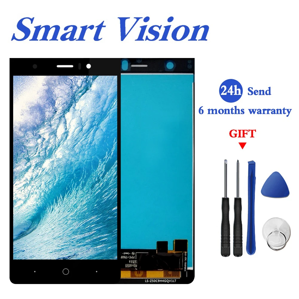 Для zte Blade A515 A511 сенсорный экран + ЖК дисплей в сборе Запчасти для lcd