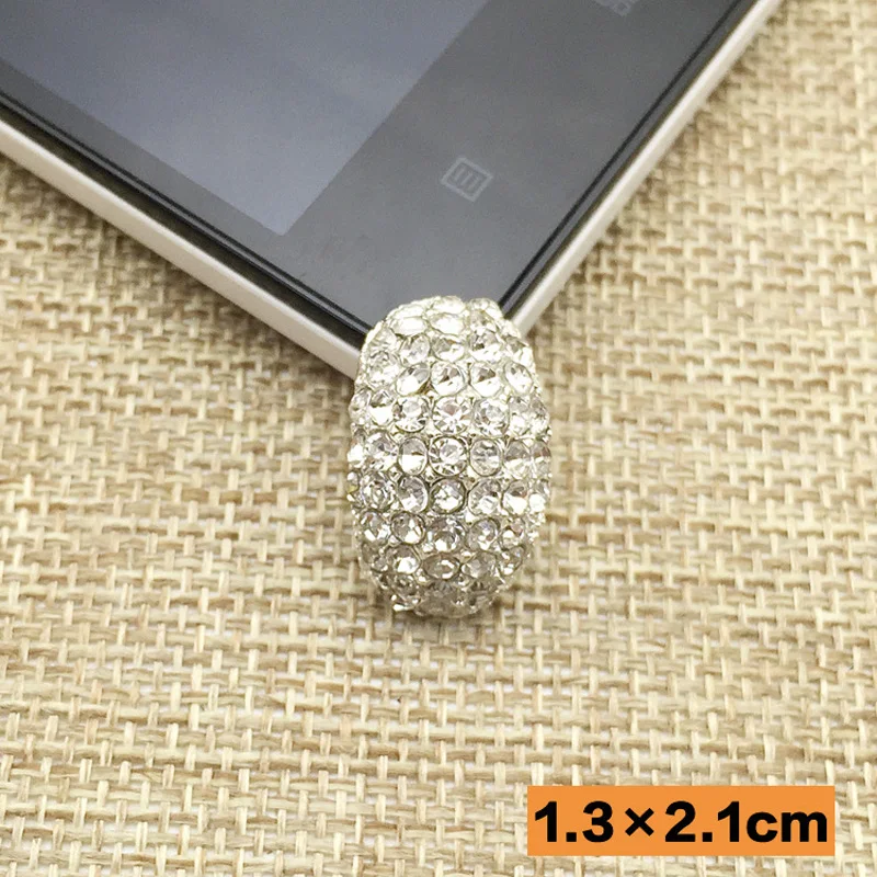Бесплатная доставка Оптовая продажа 40 шт./лот 13x21 мм Rhinestone Flatback Кнопка для волос