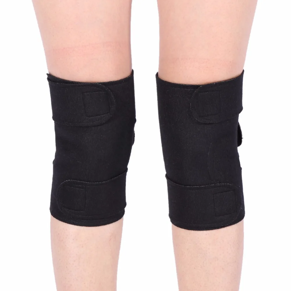 1 пара турмалиновый самонаколенник с подогревом магнитная терапия защита колена