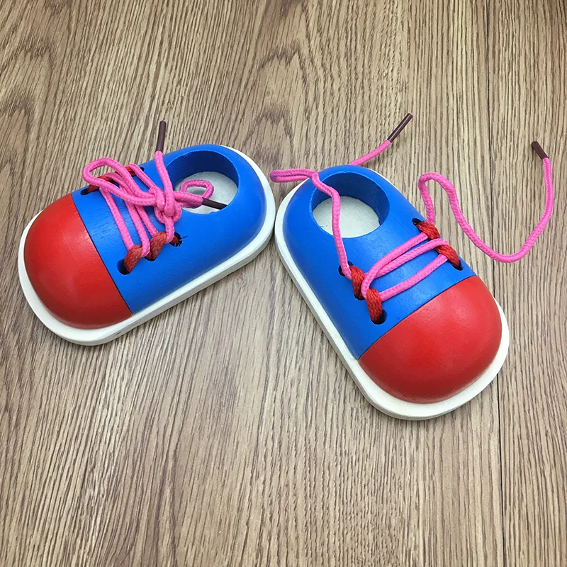 JaheerToy детские игрушки галстук шнурки Монтессори обучающая игрушка для девочек 3 4