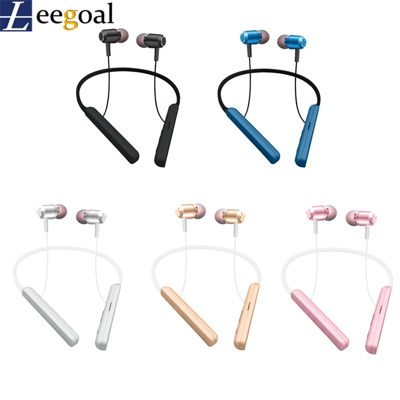 Leegoal Bluetooth гарнитура беспроводная стерео Подключаемая Если карта Магнитная