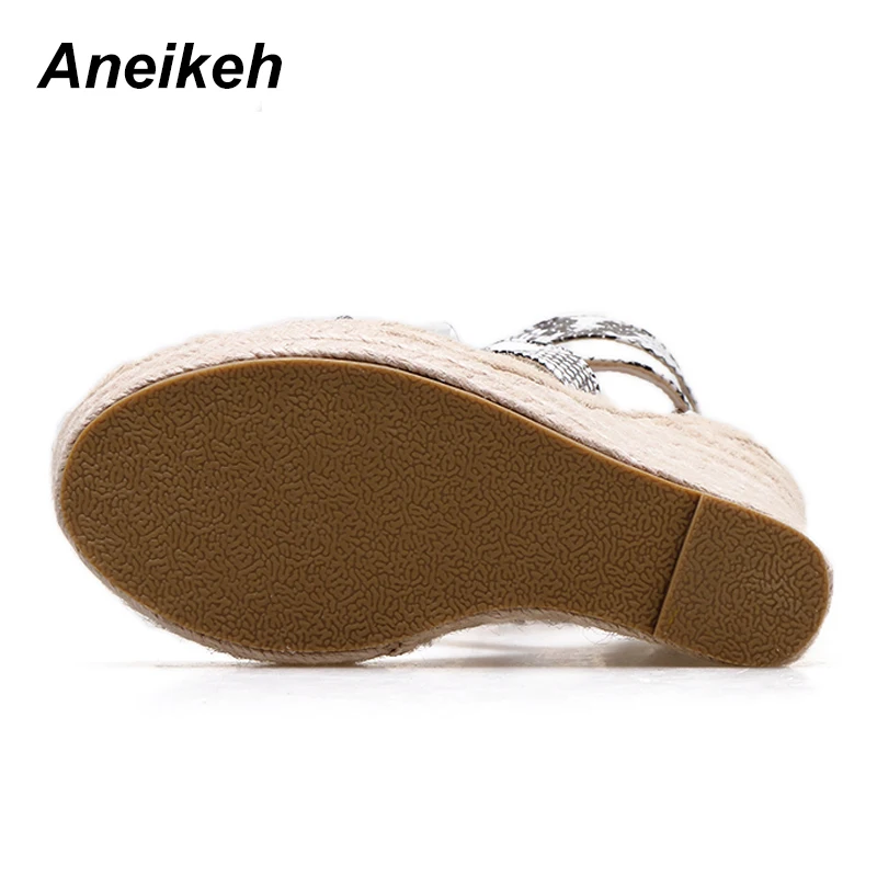 Aneikeh/2021 женские летние сандалии новая коллекция Модные с сексуальными