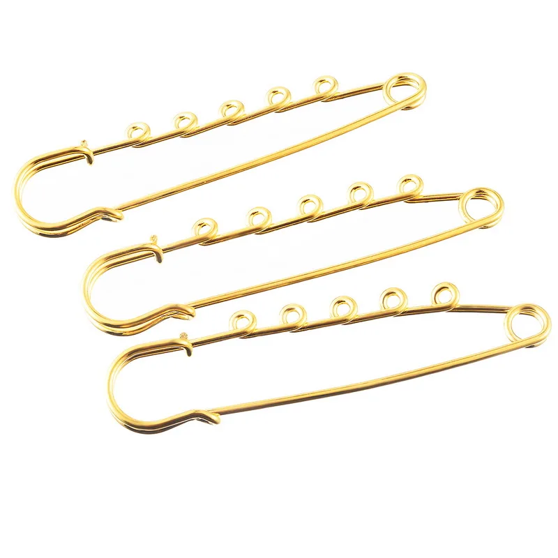 Женская брошка LASPERAL 8 шт. 5 брошь с отверстиями серебряная золотая бронзовая|brooch