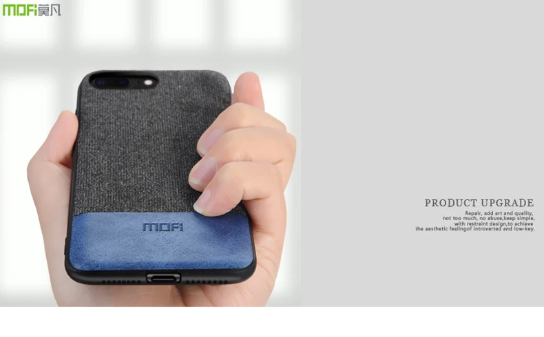 Для iphone 8 чехол для iphone 7 plus 6s задняя крышка ткань силиконовый coque capas MOFi для iphone 6 plus 8P чехол