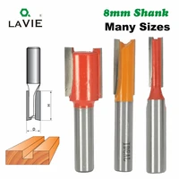 la vie 1pc 8mm shank wood straight knife corner router bit trimmer cleaning flush milling cutter edge woodworking bit mc02016