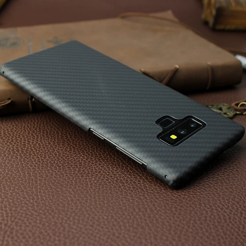 Чехол для samsung Note 9, Роскошный Жесткий Тонкий чехол из настоящего углеродного волокна, противоударный защитный чехол для телефона для Note 9, задняя крышка, Hoesjes Funda