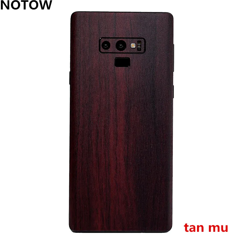 NOTOW Luxury Wood Skin Phone Sticker protective film Back Body Decal Wrap Protective for Samsung Note9/Note 8/ s8/s8+/s9/s9plus