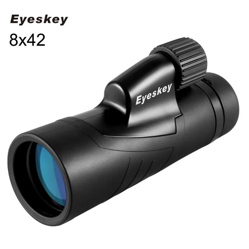 

Eyeskey 8x42 Monocular Telescope Bak4 Prism Optics Bak4 Prism Waterproof Hunting Scopes For Outdoor Camping Hand Focus Travel