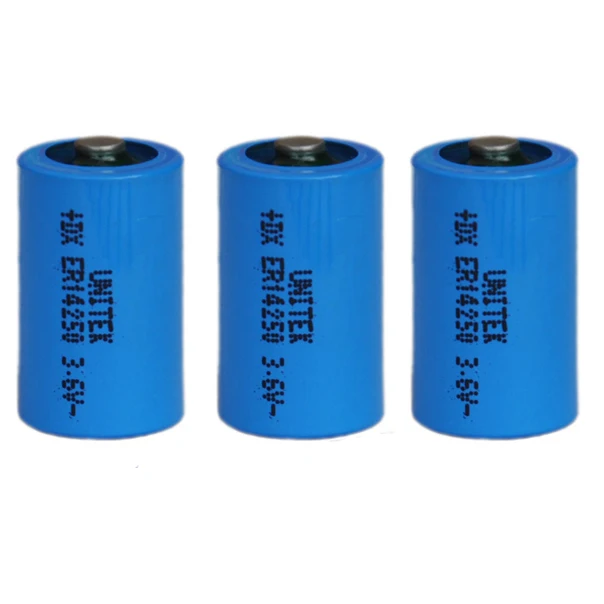 4 шт. ER14250 1/2AA 3 6 V liSOCL2 литиевая батарея 1/2 AA 14250 PCL сухая основная ячейка 1200mah счетчик