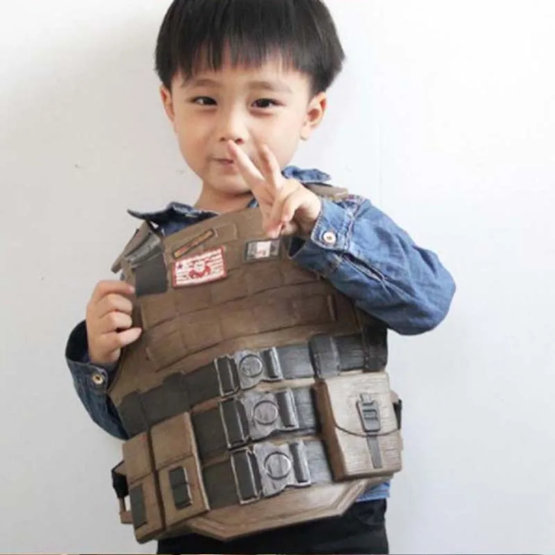 

Game Kids PUBG Level 3 Helmet Backpack Cosplay Props Bulletproof Vest Saucepan Pan Playerunknown's Battlegrounds Christmas Gifts