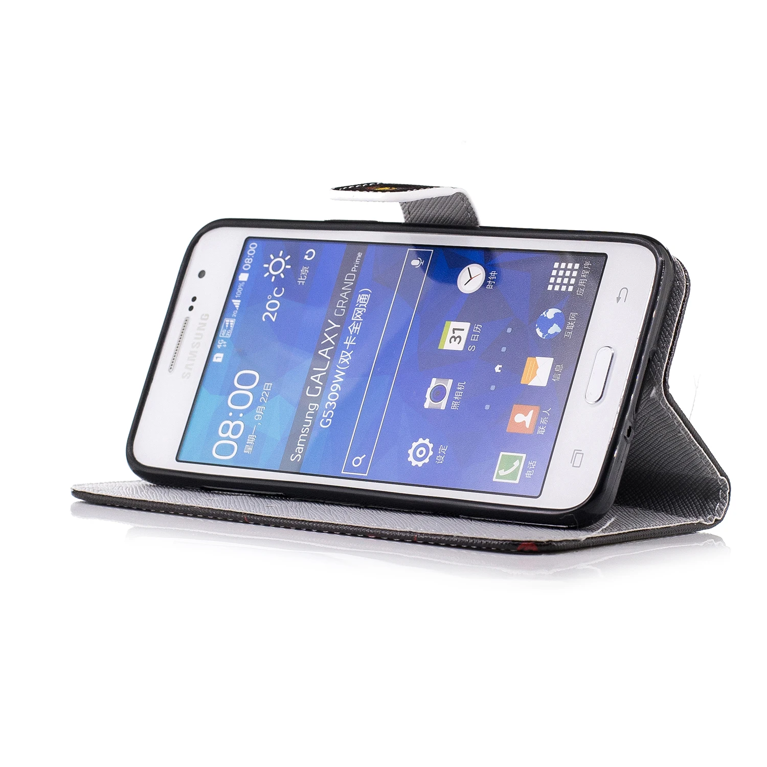 Кожаный чехол кошелек с черепом и цветком для телефона Samsung Galaxy S3 S4 S5 S6 S7 Edge Grand Prime