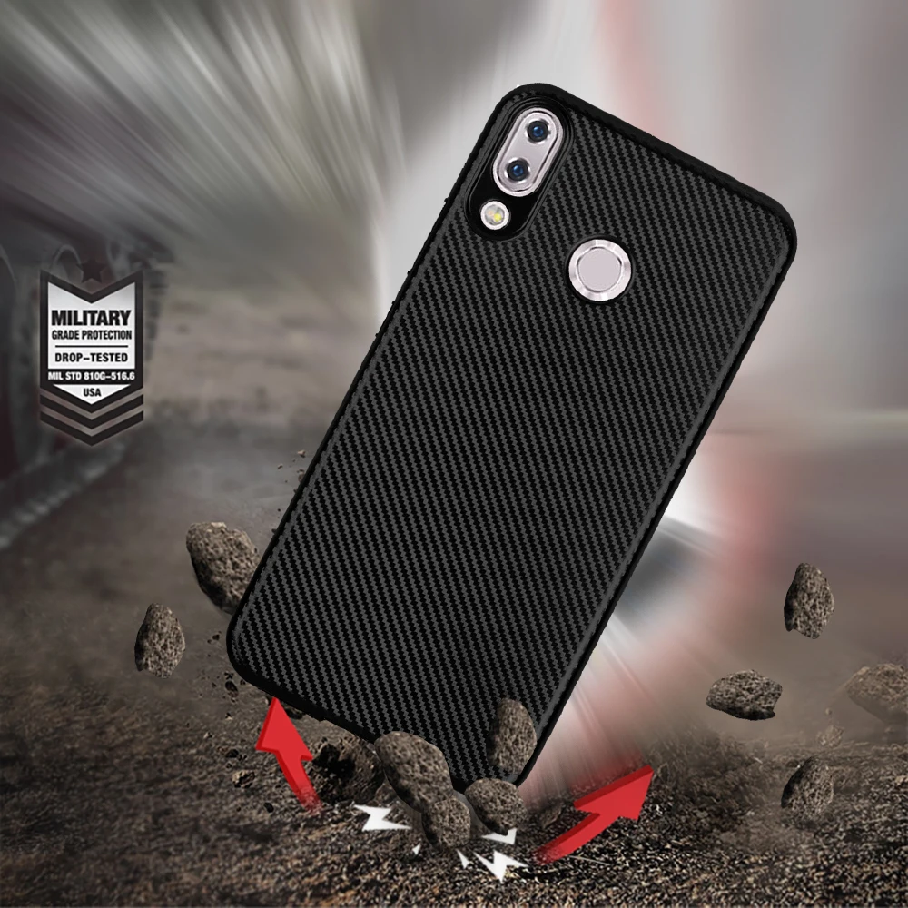 Чехол для телефона Asus Zenfone 5Z / 5 ZE620KL мягкий резиновый силиконовый чехол-накладка
