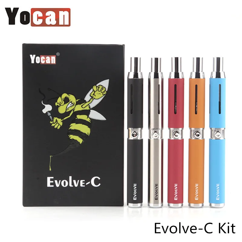 Yocan Evolve-C Kit Evolve C 2 Kind of Atomizer Wax Pen O For &amp Oil Electronic cigarette vape | Электроника