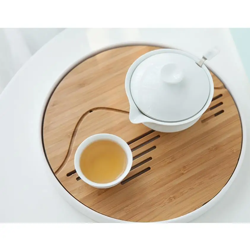 Чайный поднос King Tea Mall китайский для чая Gongfu с баком воды чайными блюдцами досками