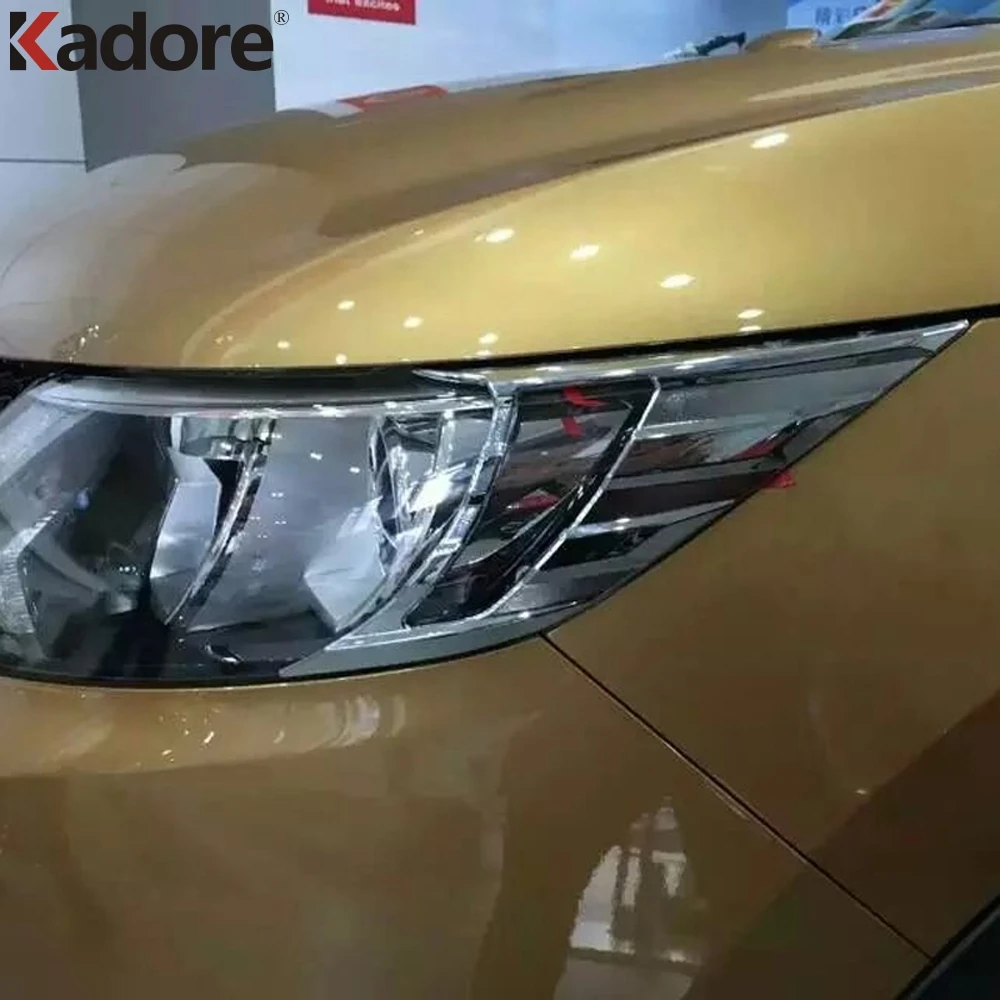 Для Nissan Qashqai 2014 2015 2016 2017 ABS Хромированная головная лампа крышка капота