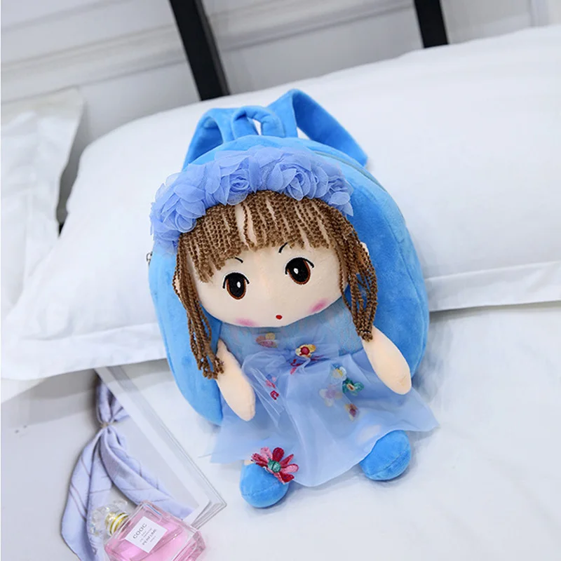 Cute Plush Backpack Kawaii Girl Backpacks Stuffed Toy Doll Children Outdoor Mini Travel School Bag Gift For Little | Игрушки и хобби
