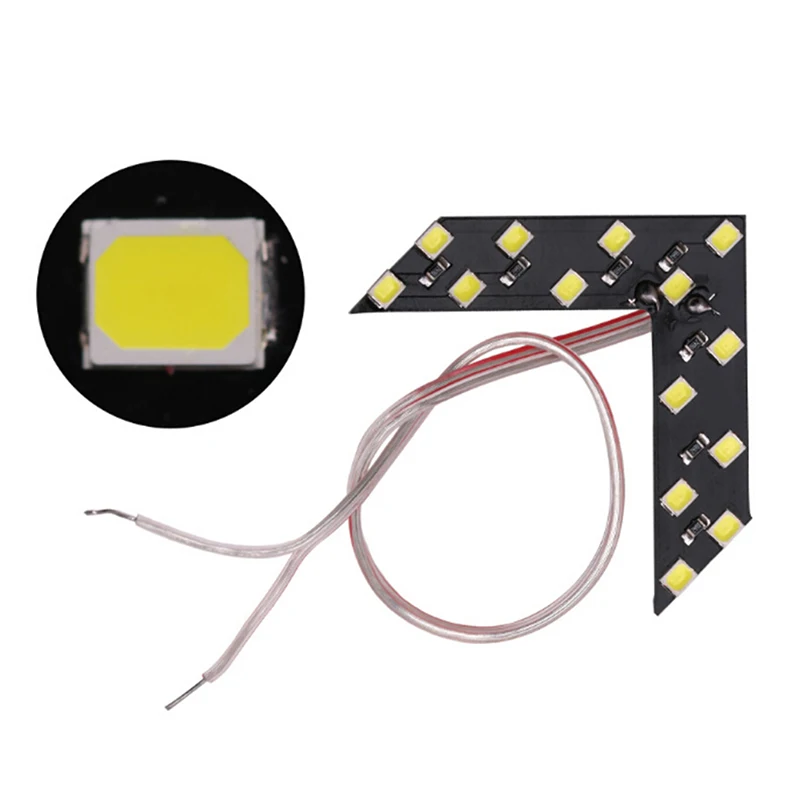 1 шт 14 SMD СВЕТОДИОДНЫЙ стрелка Панель для автомобиля зеркало заднего вида