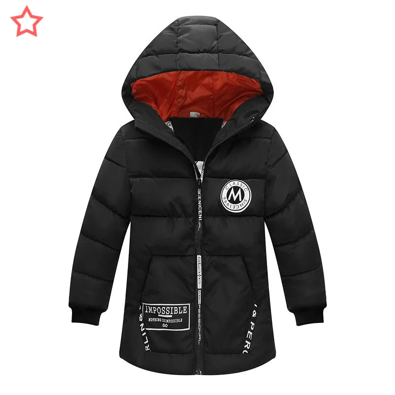 BibiCola/зимняя теплая верхняя одежда для мальчиков модные толстовки с капюшоном