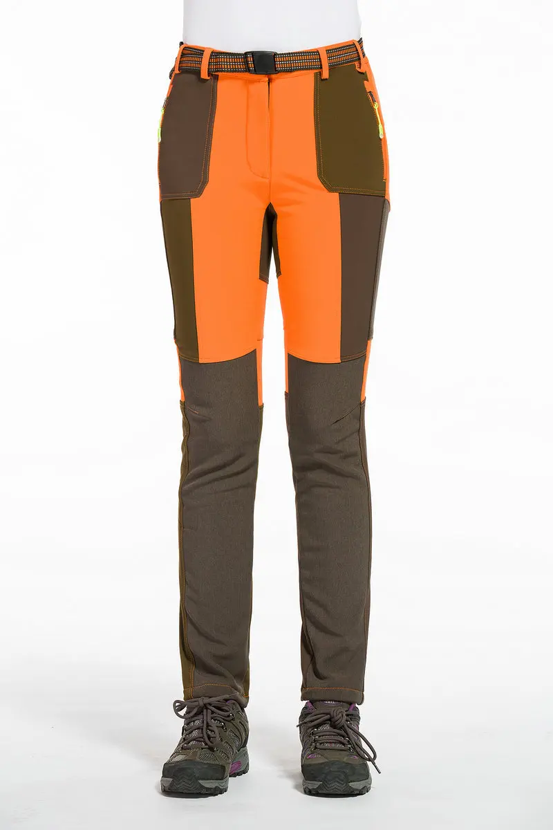 Outdoor Women Tech Fleece Softshell Winderproof Female Trekking Trousers Pantshiking Camping Mountaineering Hunting Pants | Спорт и