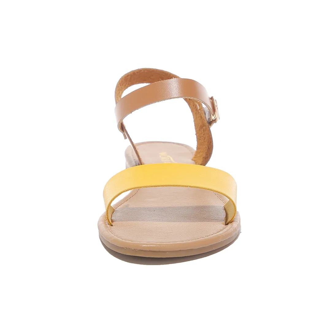 Сандалии SAGACE женские на плоской подошве Босоножки с открытым носком