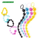 Анальная пробка с бусинами на заднем дворике, ночная жизнь, Сексуальная Большая Анальная пробка, шарики, цепи, игрушки унисекс, Анальная пробка, эротические игры для геев и лесбиянок