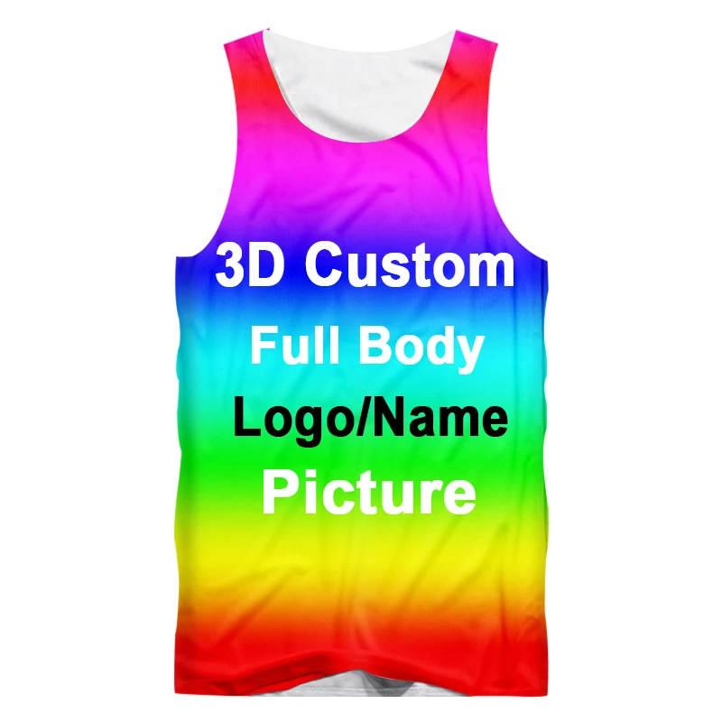 

UJWI Men Gym Clothing Sublimatedskull Vest 3d Full Printing Quick Dry Breathable Tank Top Sublimate Dropship Wholesale