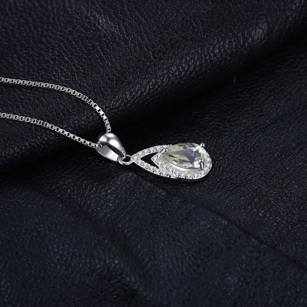 Jewelrypalace элегантный 0.9ct натуральный лимонный кварц Подвеска для девушку