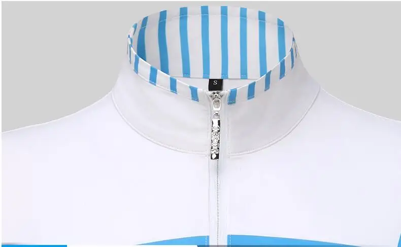 Женская футболка в Вертикальную Полоску PGM с длинным рукавом тонкая для гольфа