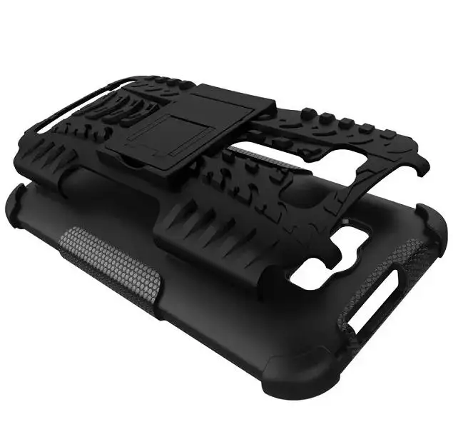 Heavy Duty Armor Shock proof Hybird Hard Rugged Rubber Case Stand Cover Skin For ASUS ZenFone 2 Laser ZE500KL (8 Colors) |