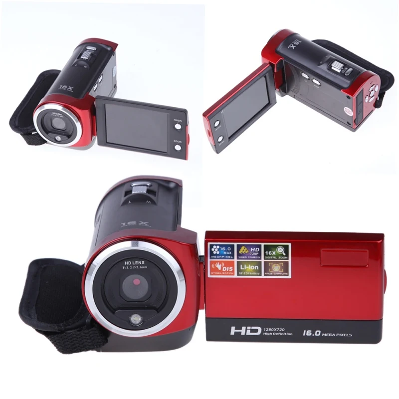Цифровая камера HD 2 7 P с ЖК дисплеем 720 дюйма 16 МП|dv camcorder|video cameradigital video |