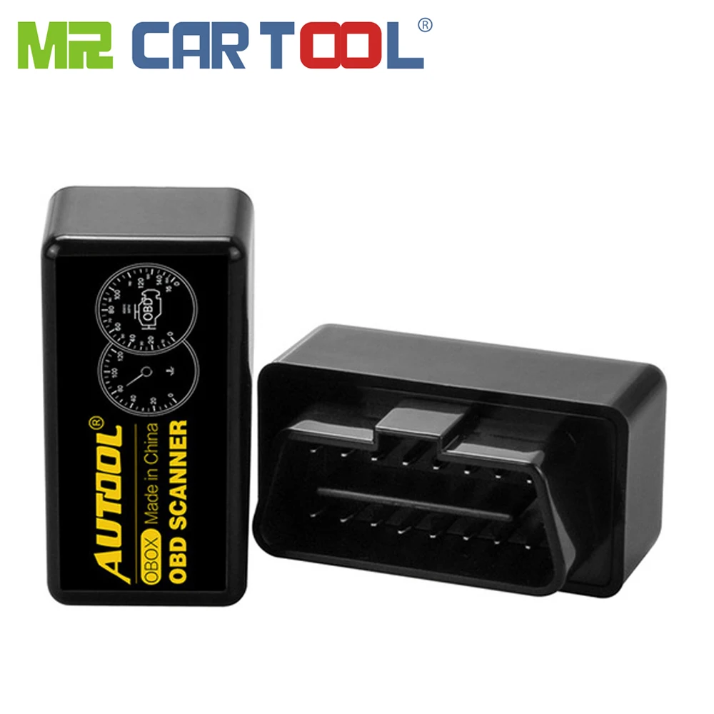 Mr Cartool OBOX OBD2 ELM327 V1.5 Bluetooth Android автомобилей сканер ELM 327 OBD 2 II автоматический