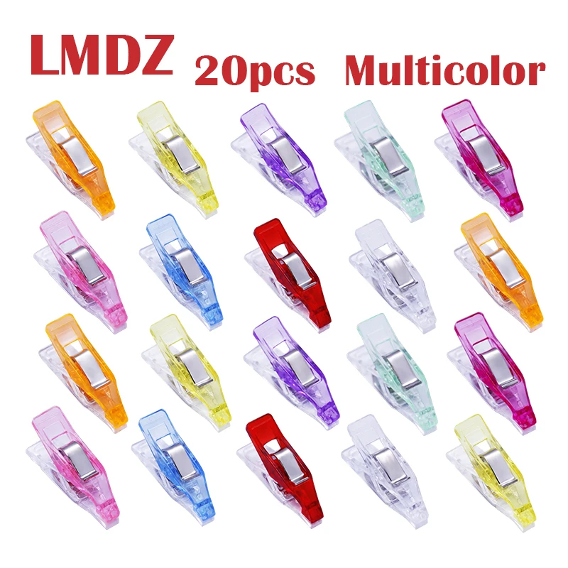 LMDZ 20 шт. мини многоцелевые зажимы использовать в качестве швейных зажимов скрепки для квилтинга вязания крючком общего назначения
