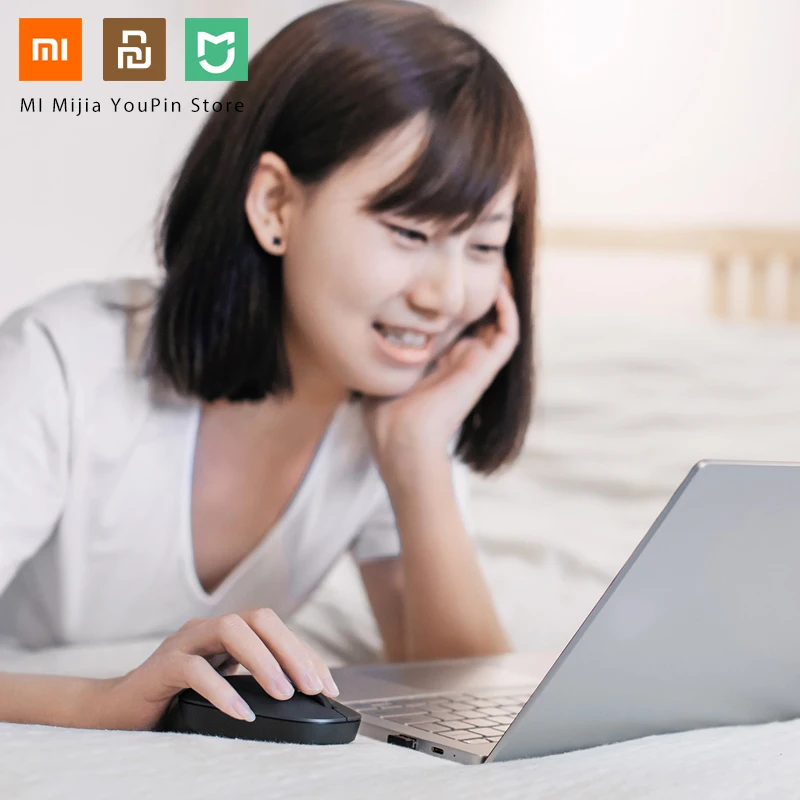 Оригинальная беспроводная мышь Xiaomi 1200 точек/дюйм. 2 4 ГГц компьютерная оптическая