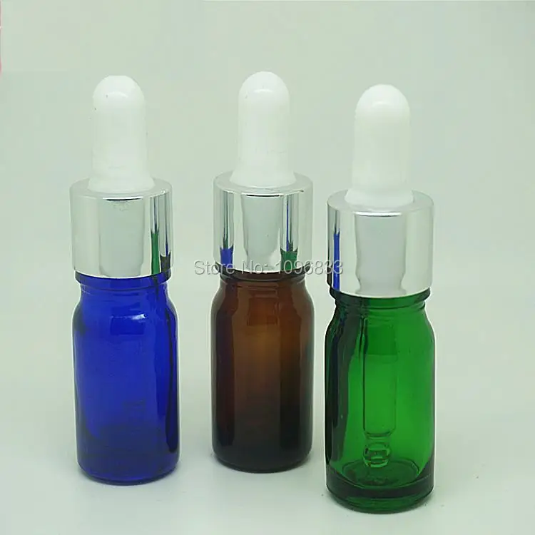 

5ML Glass Bottle, 5CC Glass Dropper Bottles, 5ML Vials, Essential Oil Bottles, Empty Glass Pipette Bottles, 50pcs/Lot