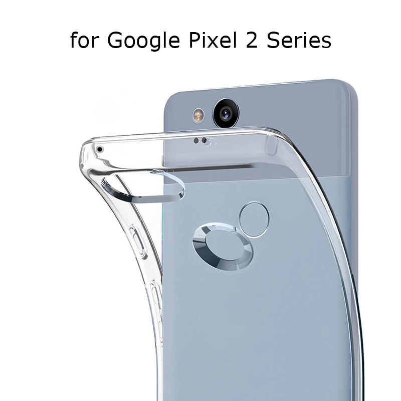 Полностью Защитные чехлы для Google Pixel 2 Pixel2 2XL XL мягкий прозрачный силиконовый