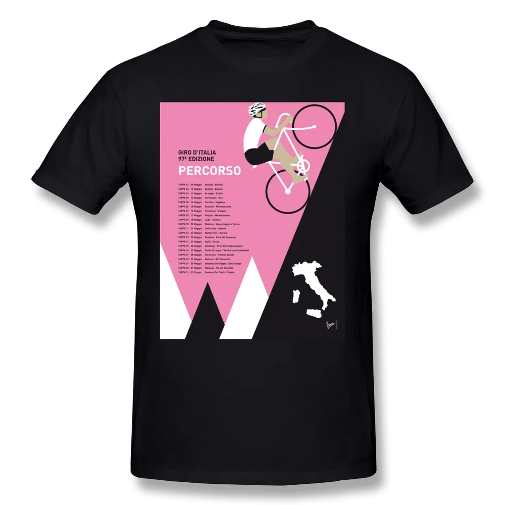 Design Slim Fit Men T Shirt MY ITALIA MINIMAL POSTER 2014 PERCOSO Cool Photo Man Shirts Dropshipping | Мужская одежда