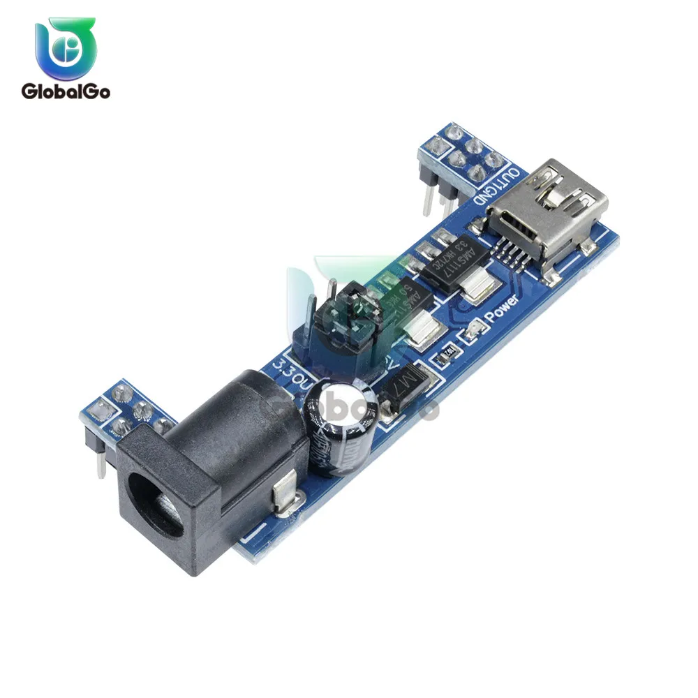 MINI USB MB102 Макет мини USB Питание модуль+ 830 Точки отверстия Универсальный пайки макет PCB+ 140 шт. 65 шт., навесной Монтажный провод - Цвет: MINI USB