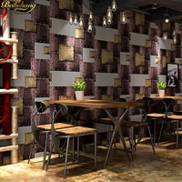 beibehang american retro bar cafe wallpaper for walls 3 d wallpaper roll wallpaper for living room tv background
