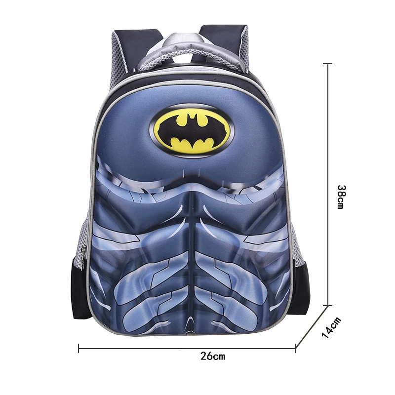 bat man MVK Мстители 4 Капитан Америка ученики начальной школы школьные сумки мальчиков рюкзаки для подростков детская сумка Mochila - Цвет: bat man