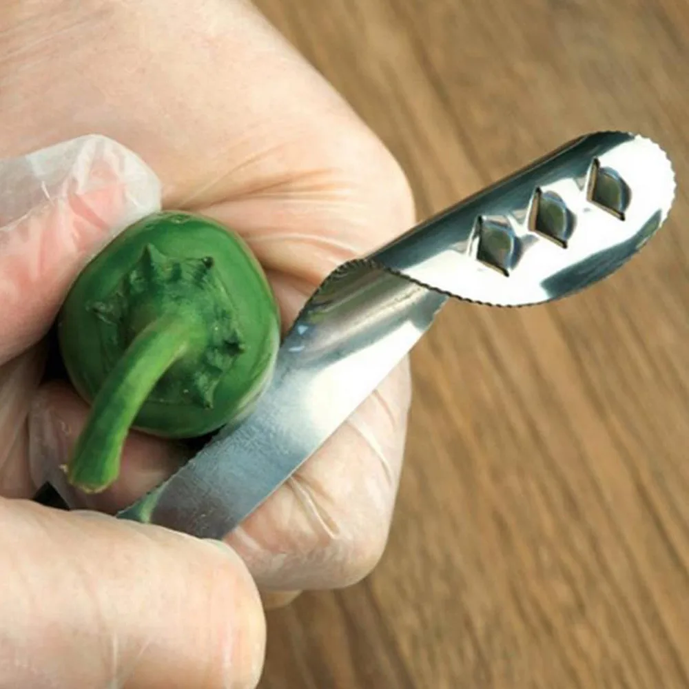 1 шт. высокое качество креативная сеялка из нержавеющей стали Jalapeno для перца с