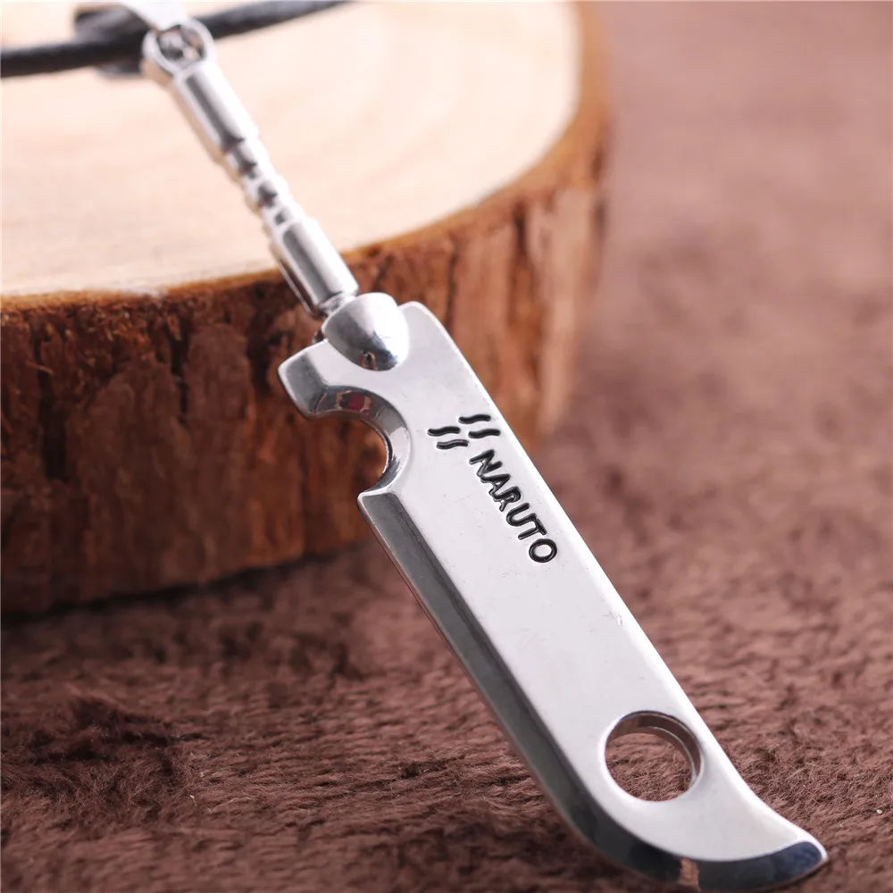 Мужские ожерелья с кожаной цепочкой в стиле аниме нартуо ювелирные изделия для