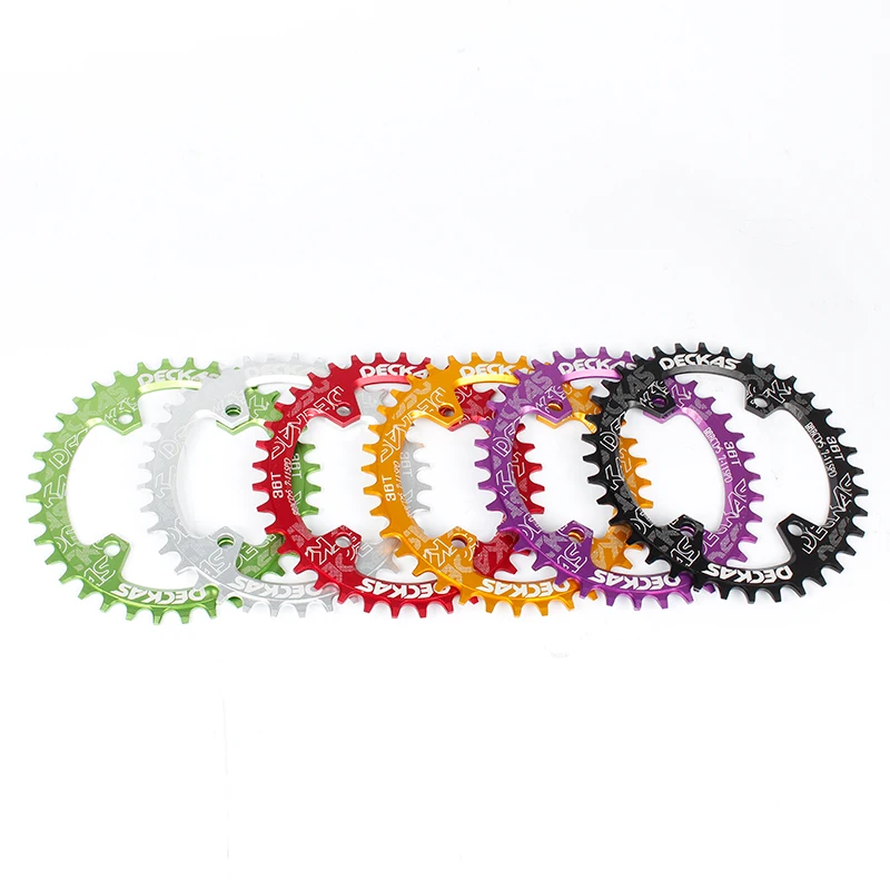 DECKAS овальная фотокольцевая звезда для горного велосипеда звездочка BCD 96 мм 32-42T