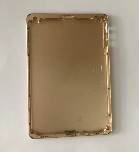 Фирменная Новинка чехол-накладка Батарея Корпус Дверь чехол для Ipad Mini 3 4 A1599 A1600 A1538 A1550 WI-FI/4G версия серый цвет серебристый, золотой цвет