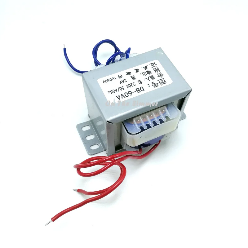 EI66 60 Вт силовой трансформатор DB 60VA 220В до 24В 2.5A AC мониторинг