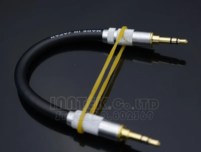 10 см 3 5 мм папа к мужчине 4N OFC аудио кабель для усилителя наушников|ofc audio cable|audio
