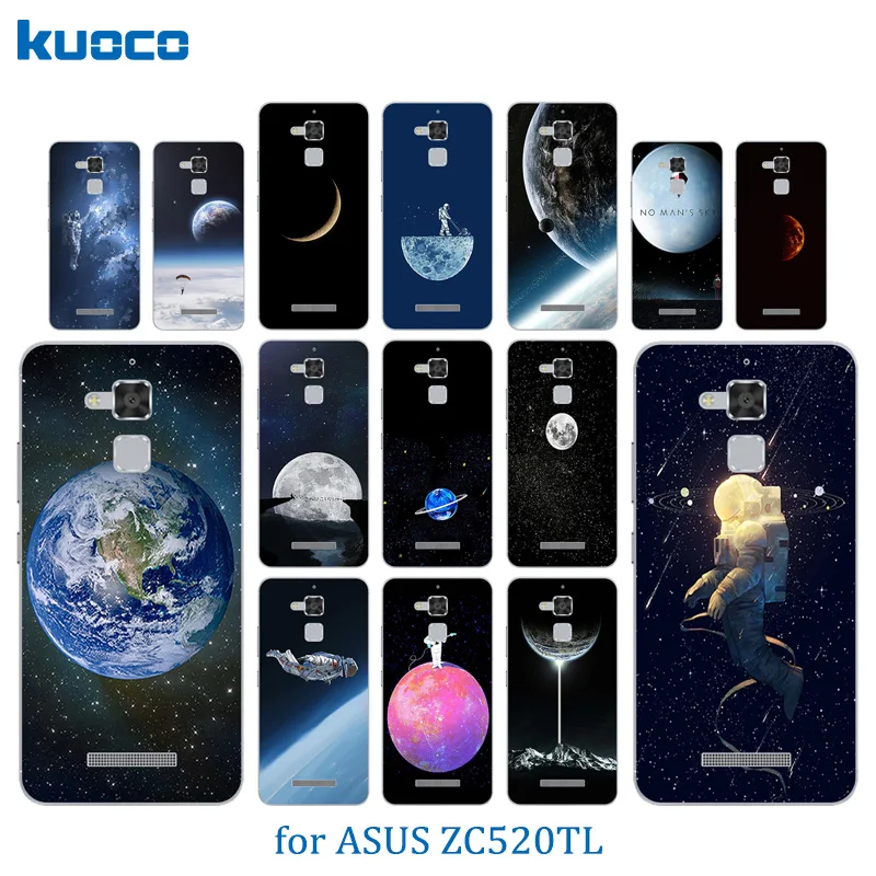 High Quality 5.2 inch for ASUS Zenfone 3 Max ZC520TL Space World Pattern Soft Silicone Phone Case Clear Matte Full Protect Shell |