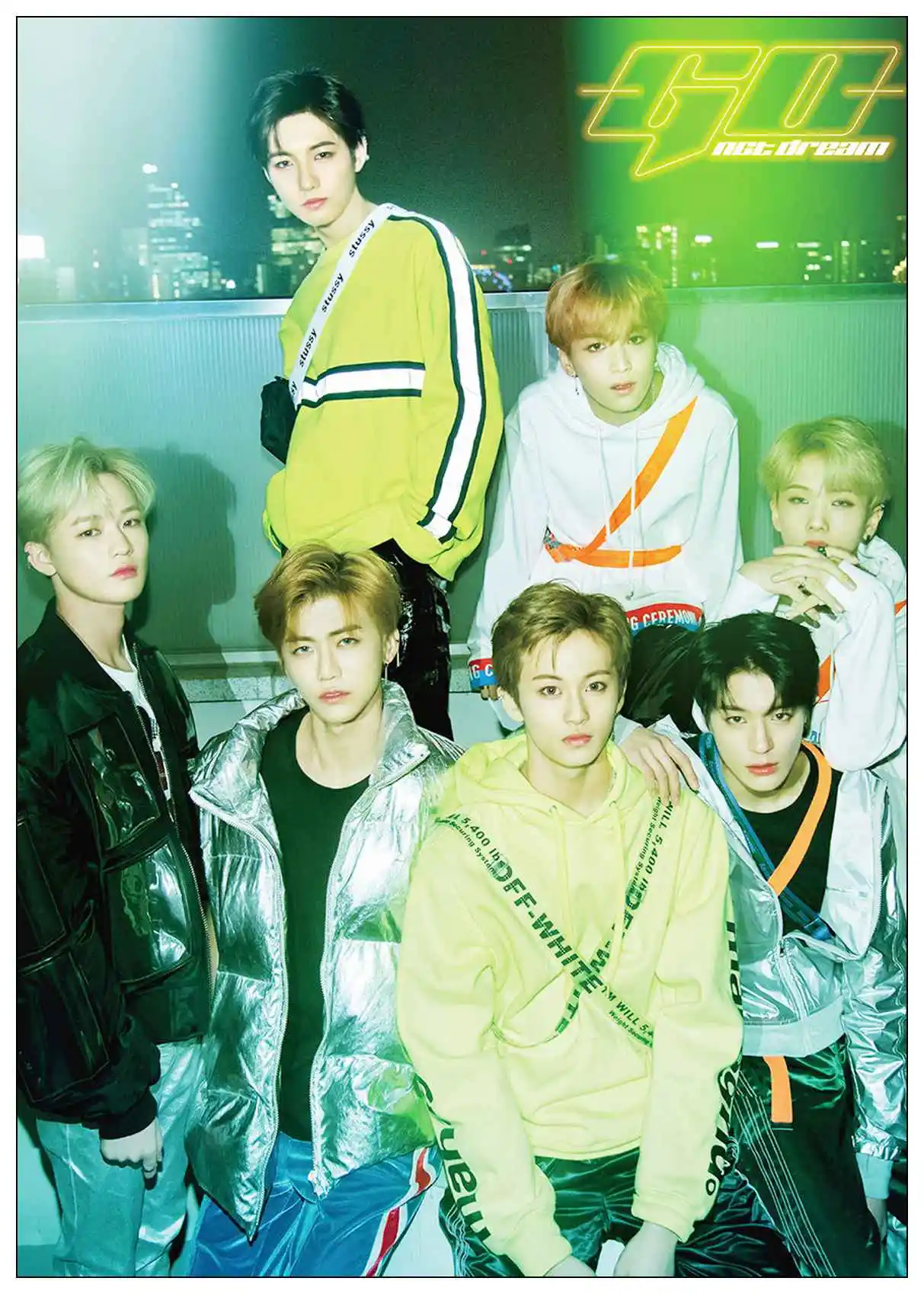 Музыкальный постер Kpop NCT 2018 белая бумага с покрытием печать живопись настенное