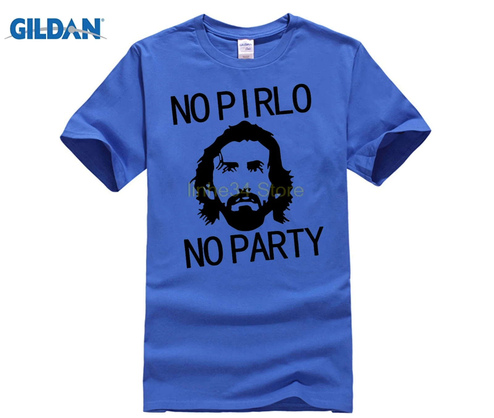 Брендовая мужская летняя футболка NO PIRLO вечерние Party Andrea с надписью смешные