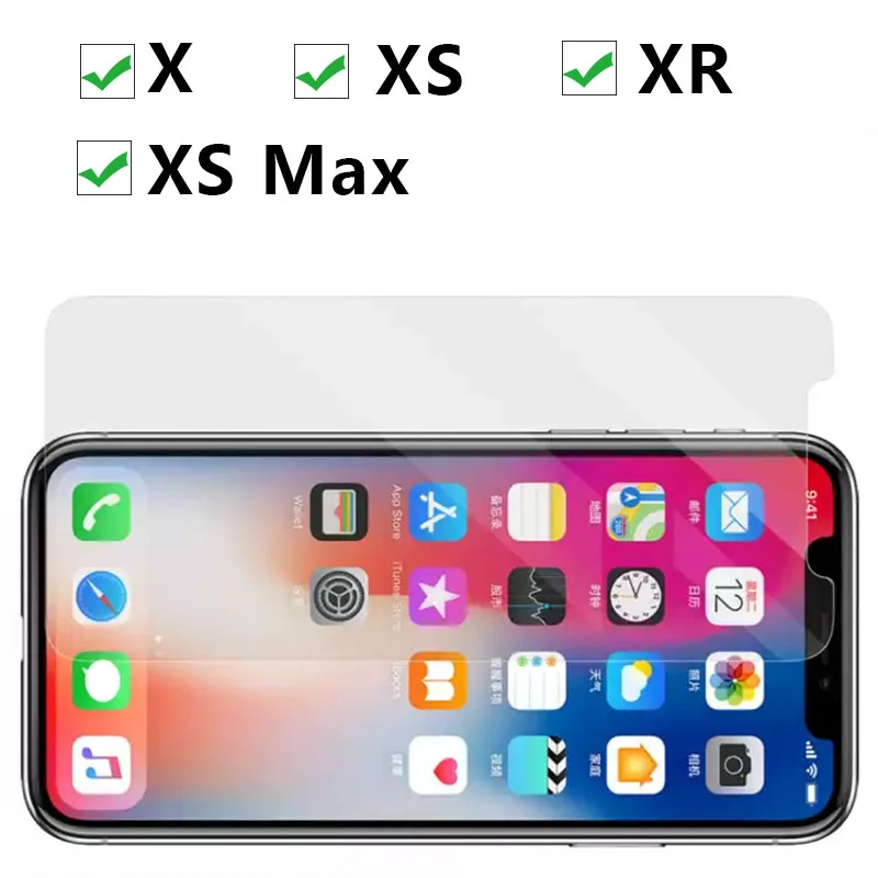 Защитное стекло для Iphone Xs Max Xr X S R Закаленное Защитная пленка защита экрана